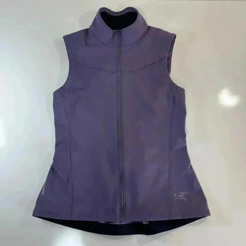 Arcteryx Atom Running Vest Womens XS Purple Windstopper Reflective Cycling